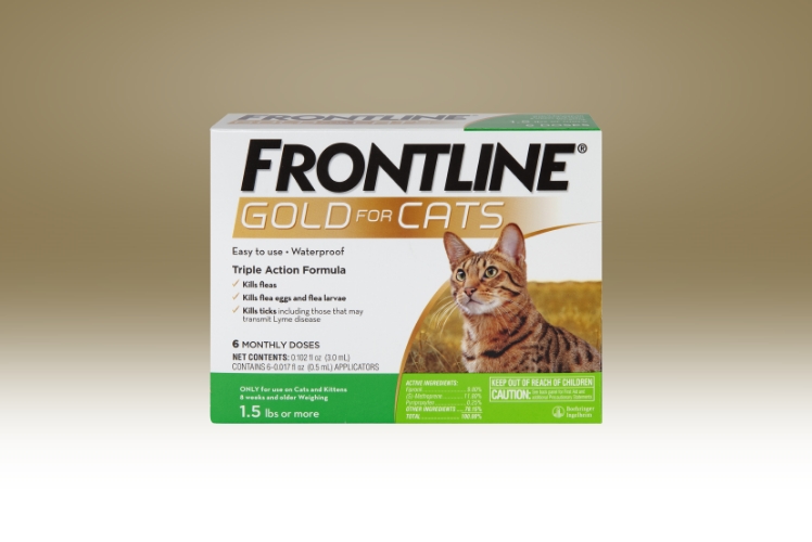 Package of Frontline Gold for Cats | FRONTLINE® Flea & Tick Protection
